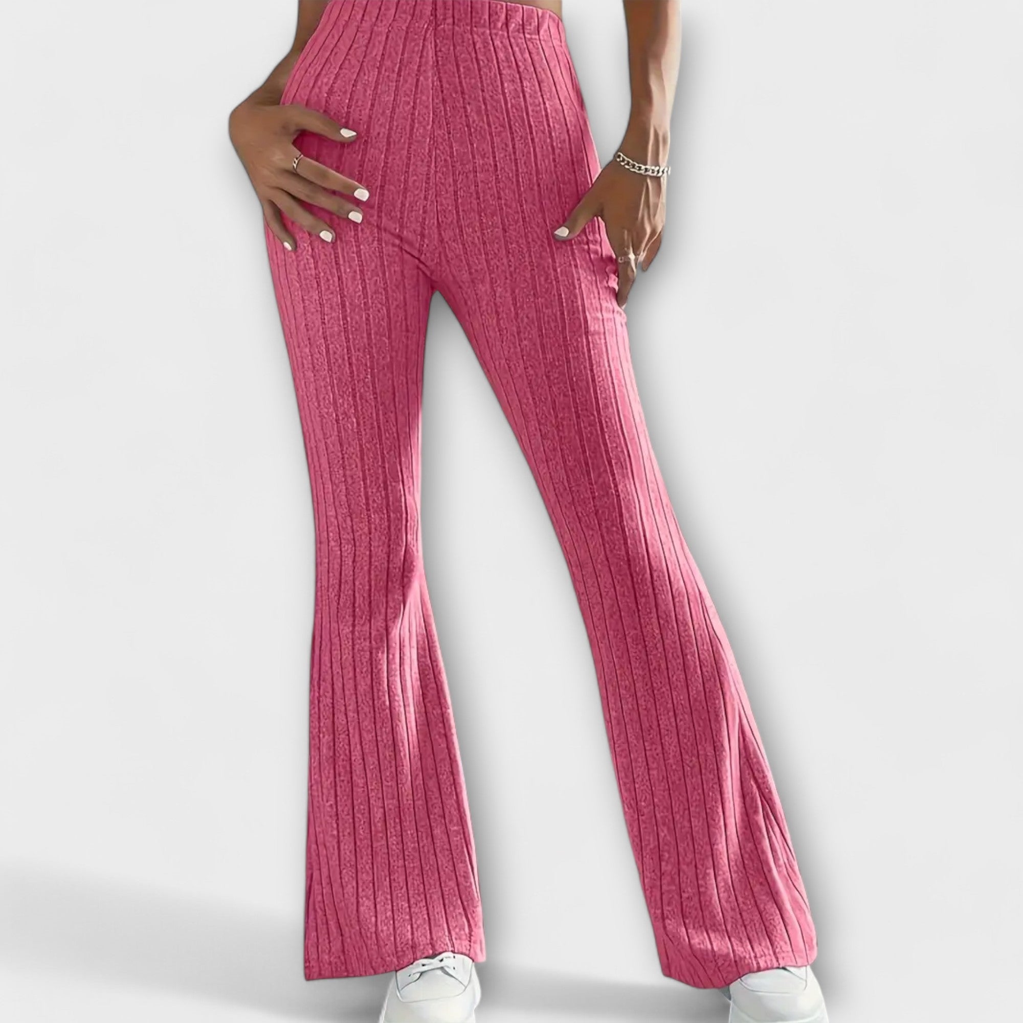 Agnes - Elegante Strikk-bukser