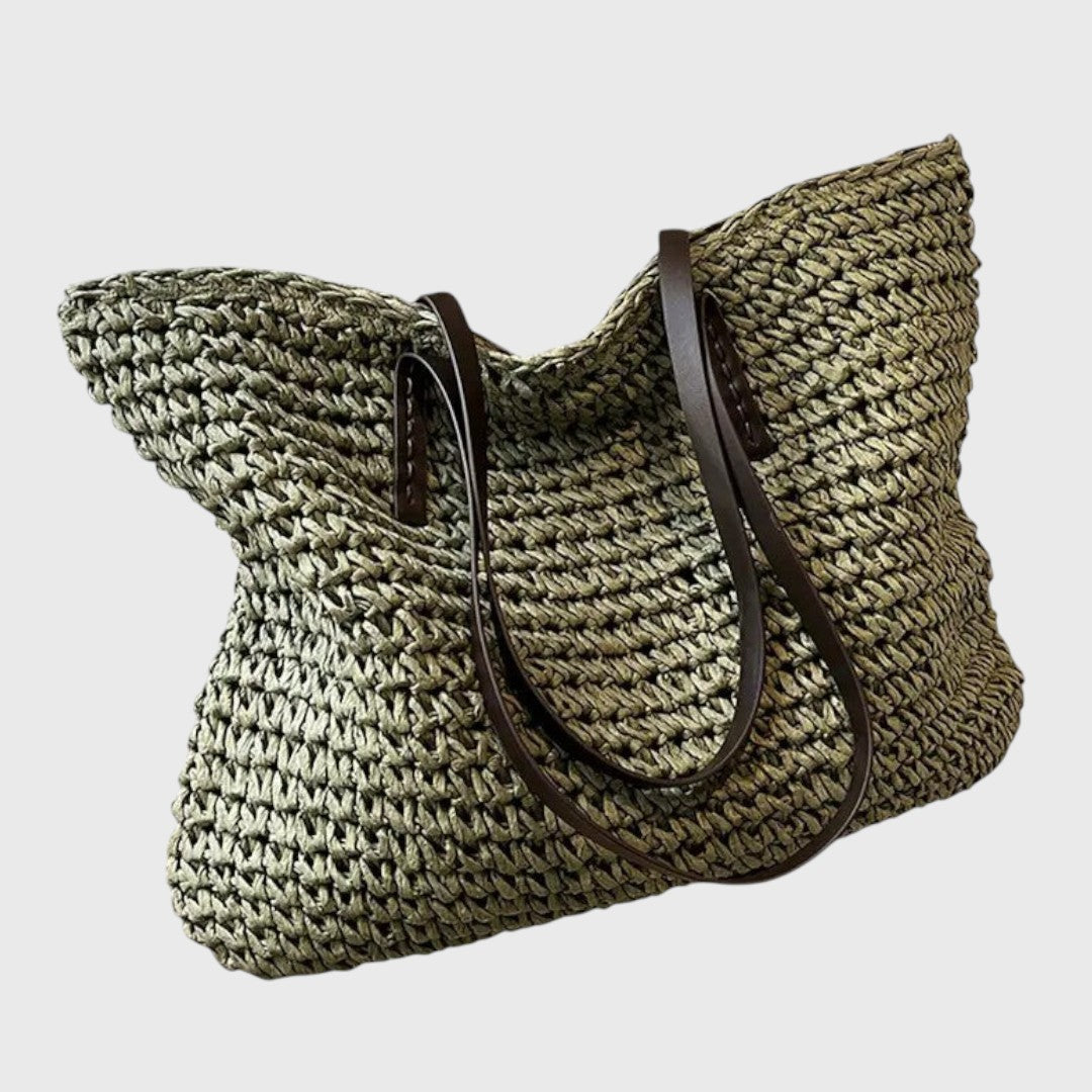 Ingrid - Vevd shopperveske