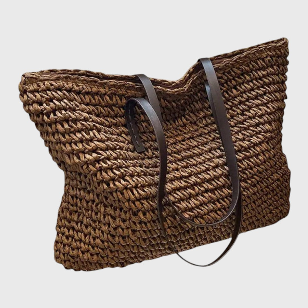 Ingrid - Vevd shopperveske