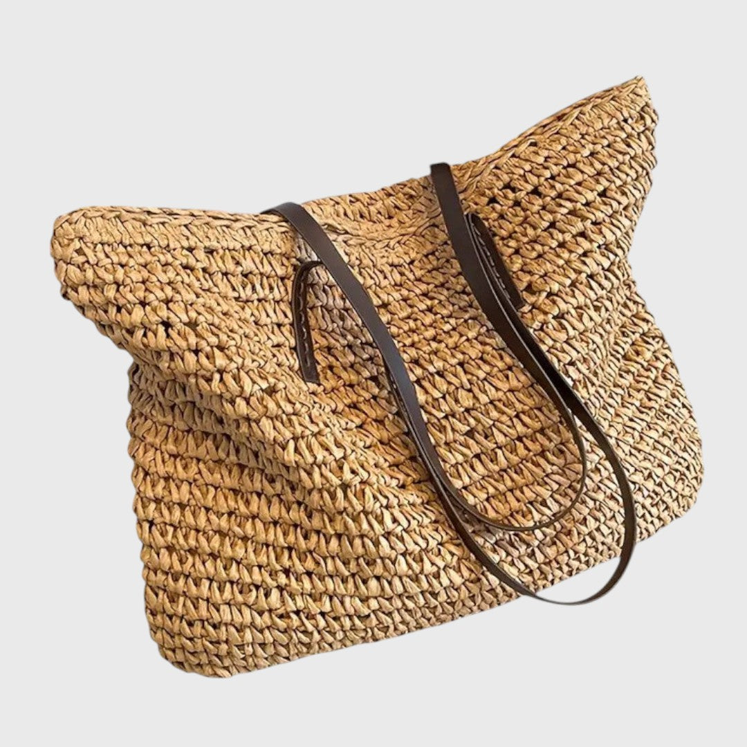Ingrid - Vevd shopperveske