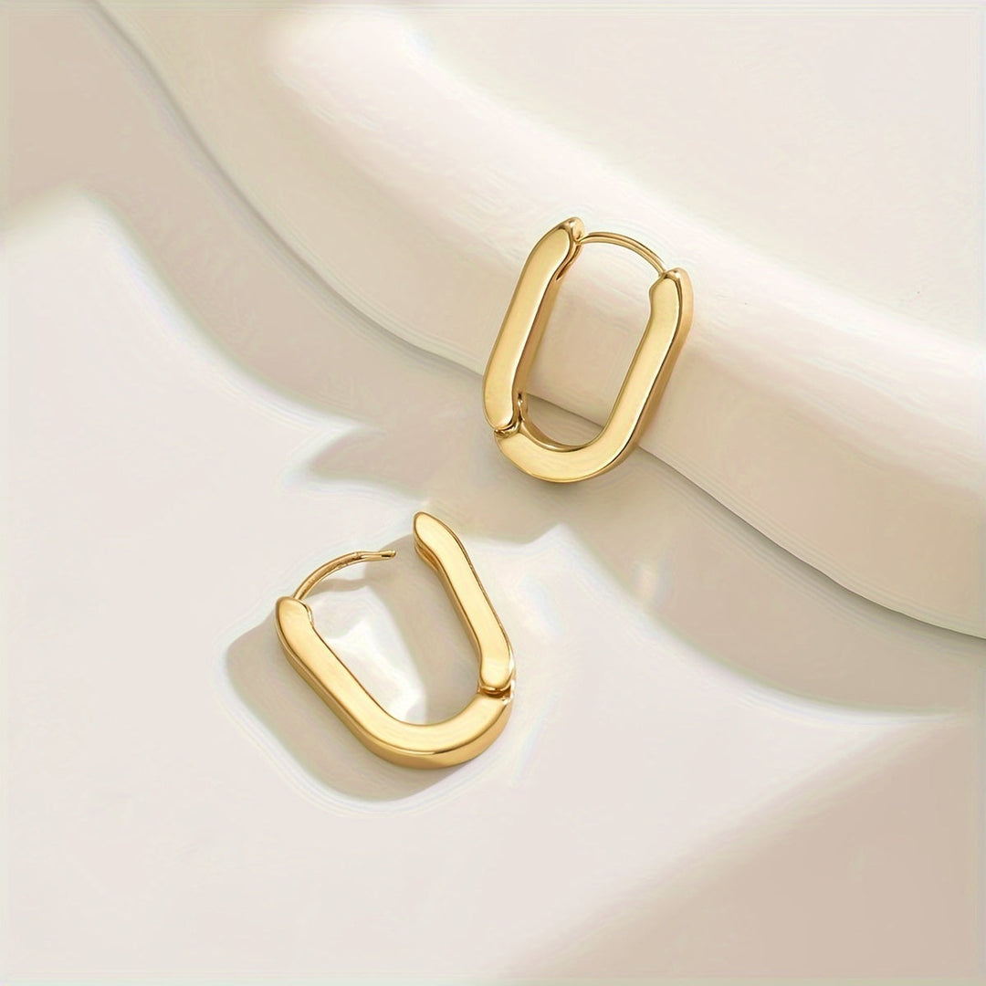 Astrid – Elegante geometriske kreoler