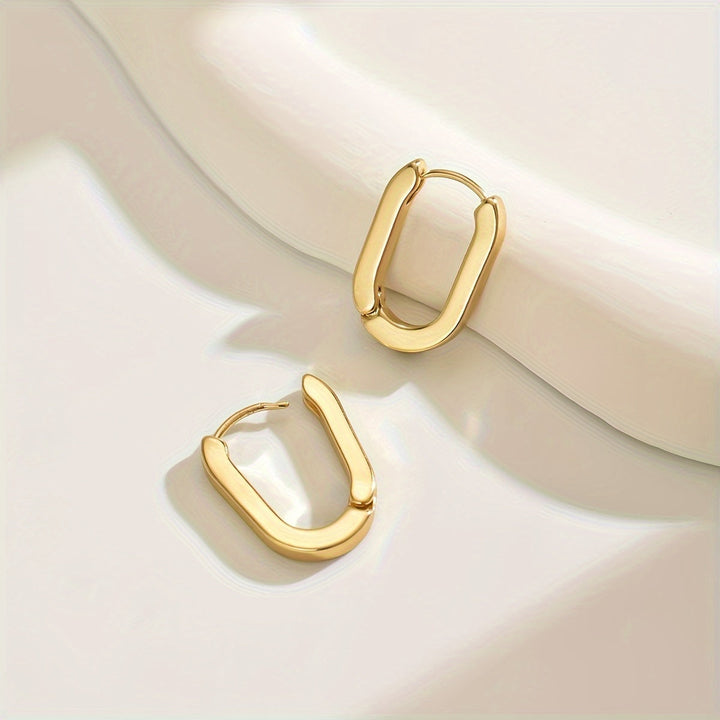 Astrid – Elegante geometriske kreoler