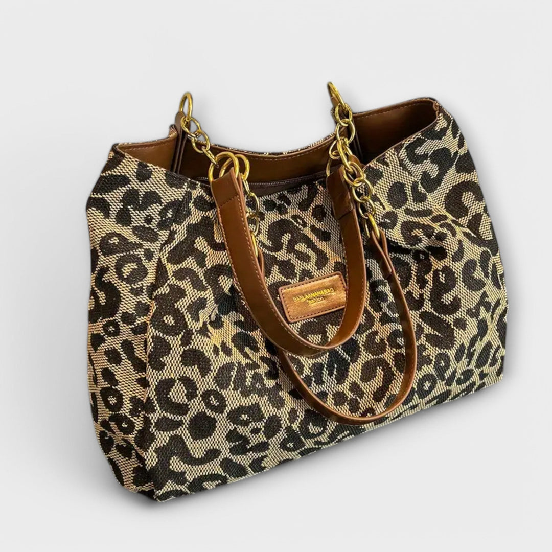 Sigrun - Leopard shopper