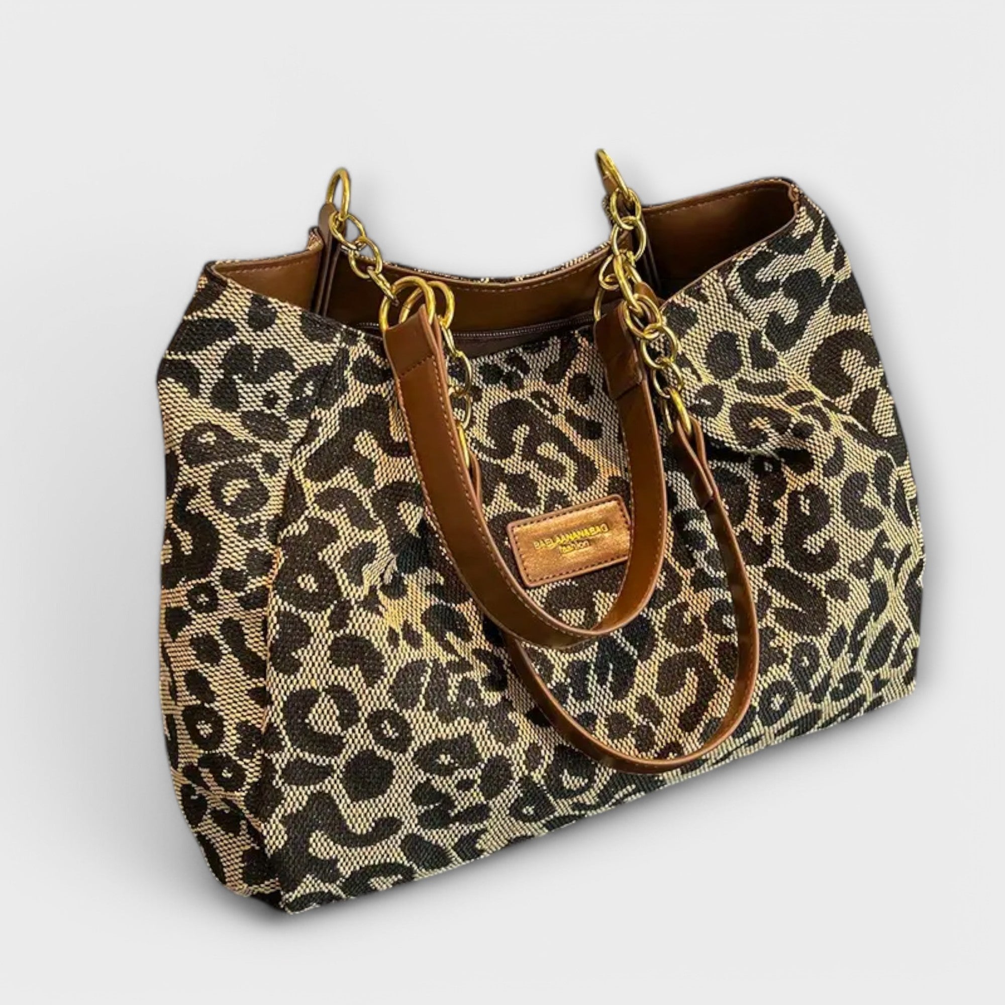 Sigrun - Leopard shopperveske