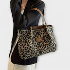 Sigrun - Leopard shopperveske