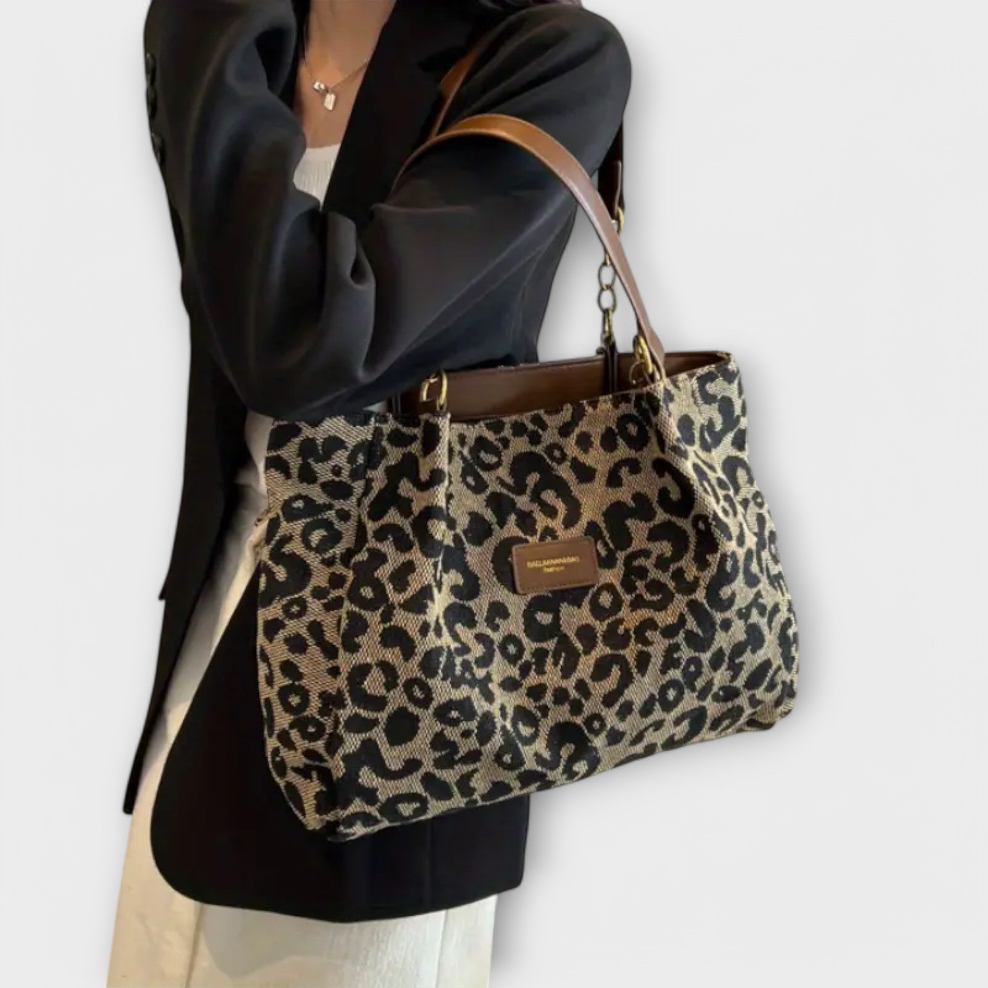 Sigrun - Leopard shopperveske