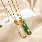 Ragnhild - Jade-Amulett-halskjede