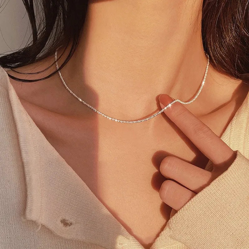 Cecilie - Elegance-klokke-halskjede