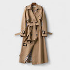 Else - Beige klassisk dame-trenchcoat