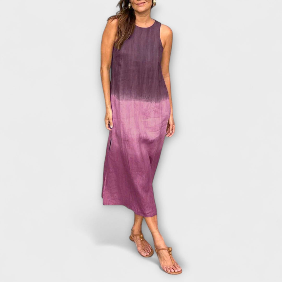 Vigdis - Elegant printkjole
