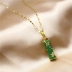 Ragnhild - Jade-Amulett-halskjede