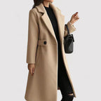 Karin - Beige Kåpe med Belte