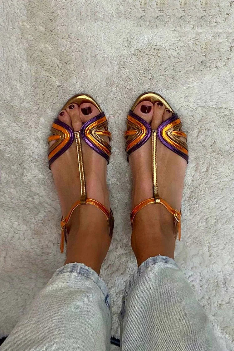 Elin - Sandaler i middelhavsfarger