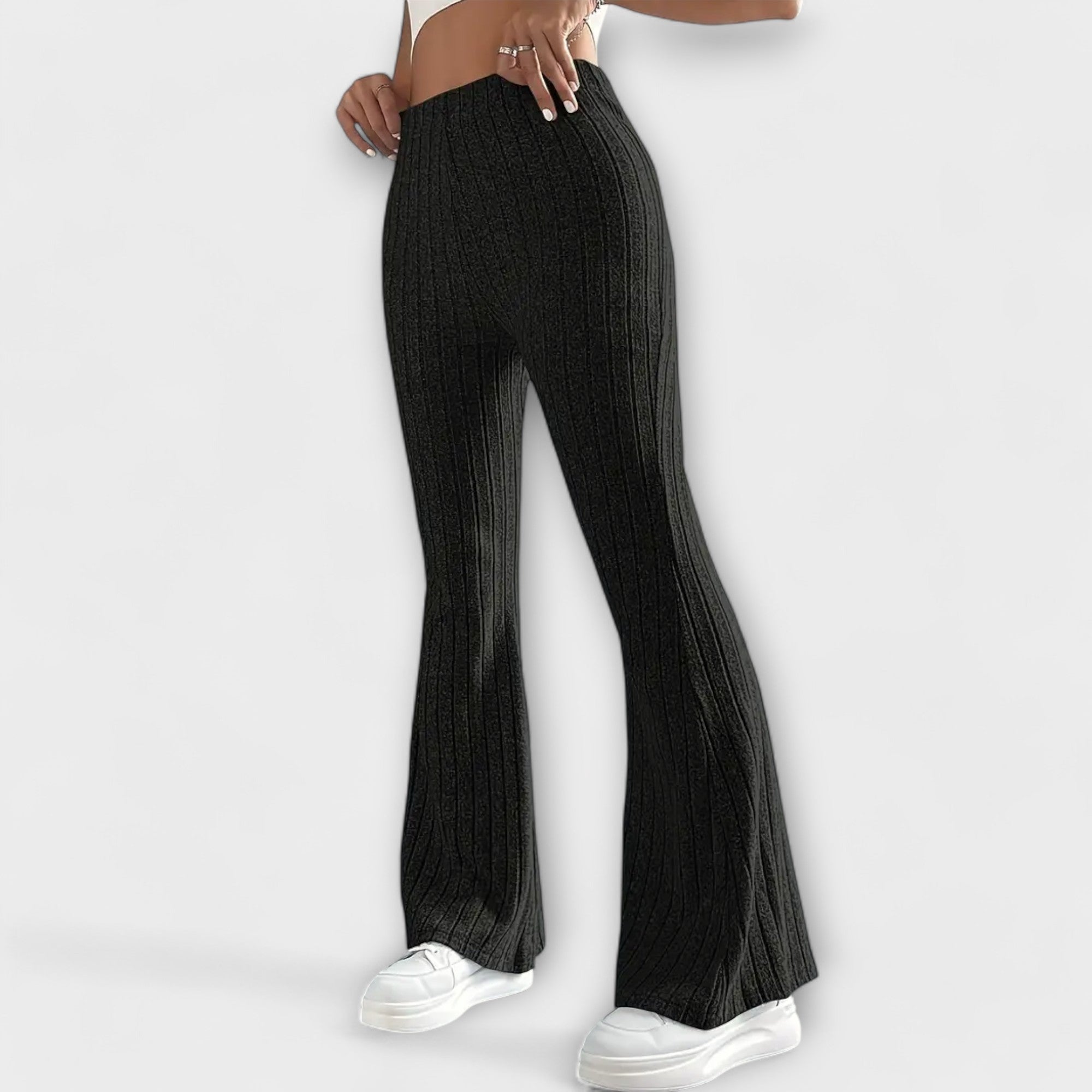 Agnes - Elegante Strikk-bukser