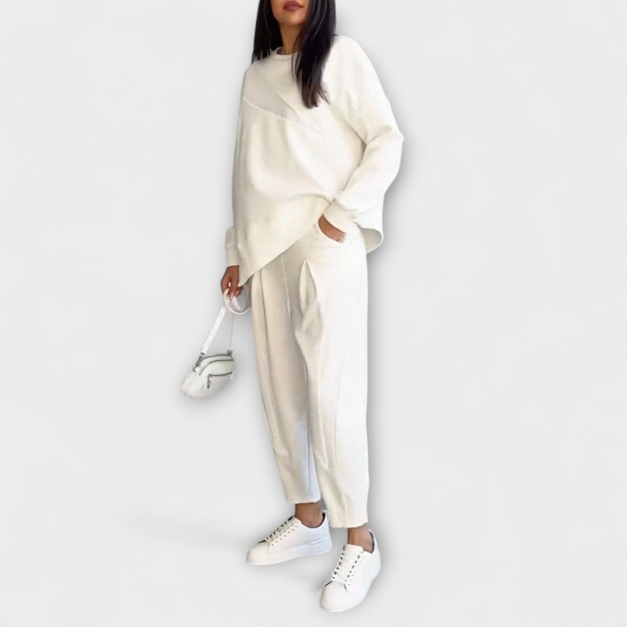 Sigrid - Elegant hvitt hjemmesett