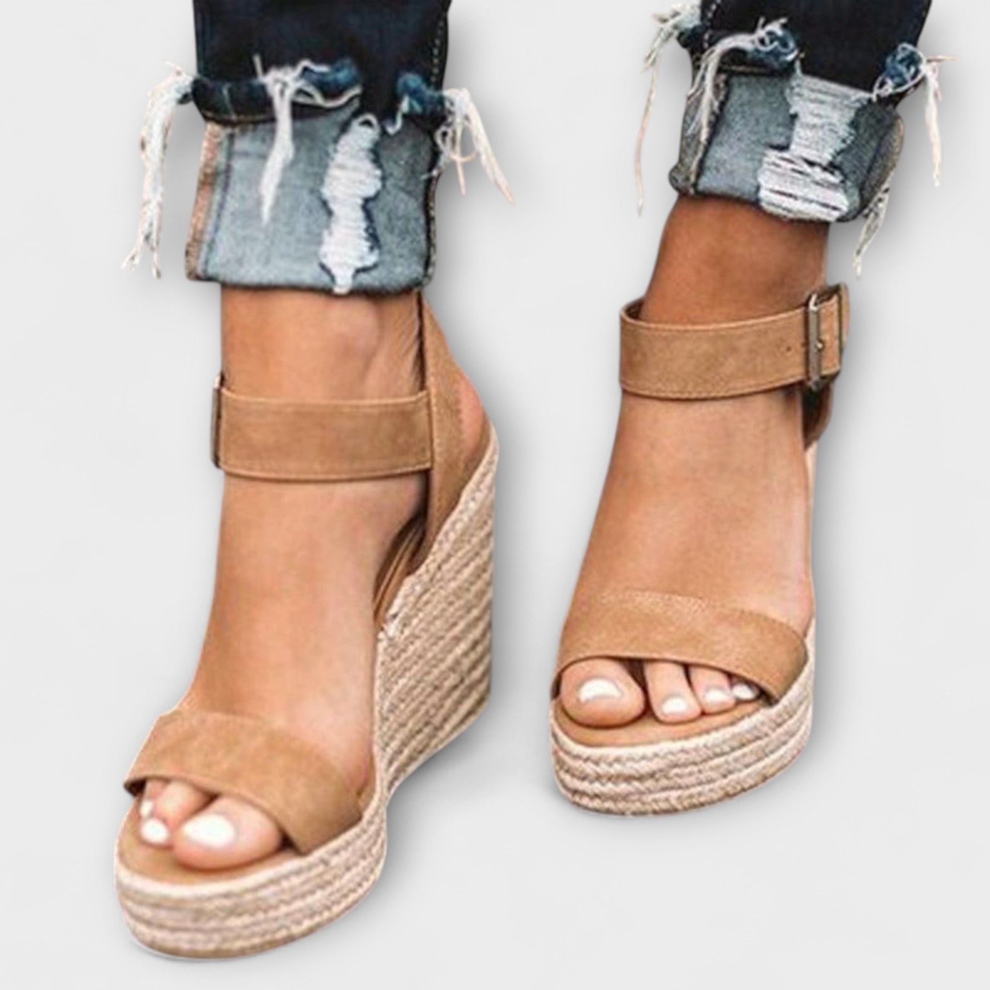 Malin - Kile-sandaler med ankelrem