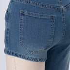 Hanne - Asymmetrisk jeans-selebukse