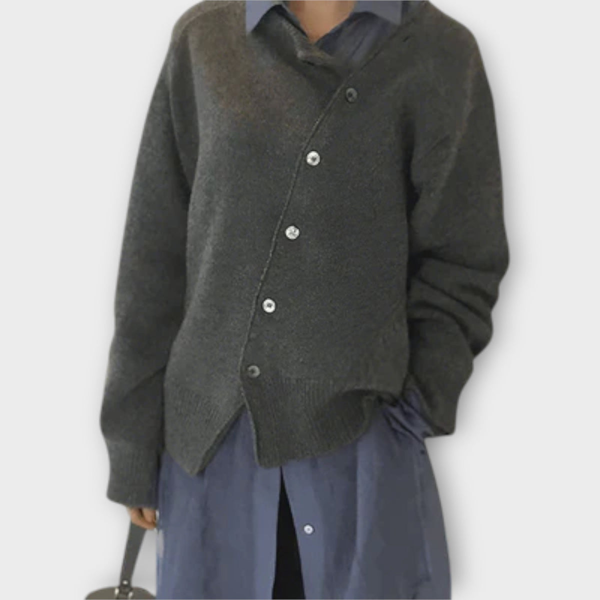 Astrid - Beige avslappet cardigan