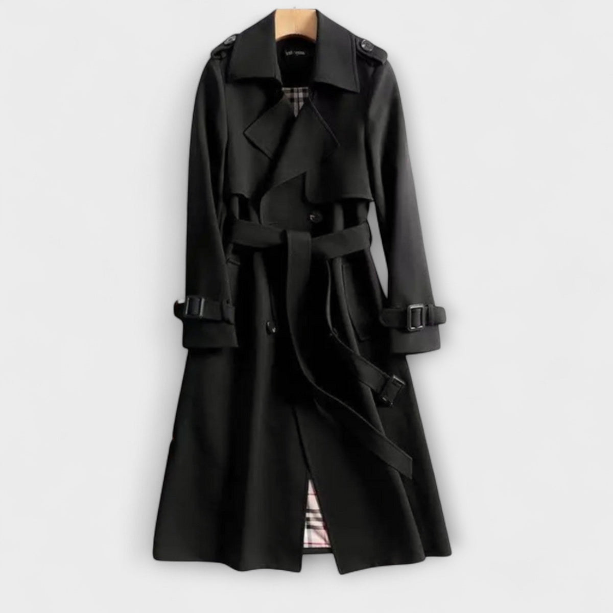 Else - Beige klassisk dame-trenchcoat