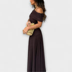 Kristin - Toledo En-Skulder Mesh Maxi Kjole