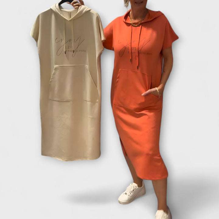 Amanda - Avslappet hettekjole