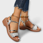 Else - Sandaler med strass-remmer
