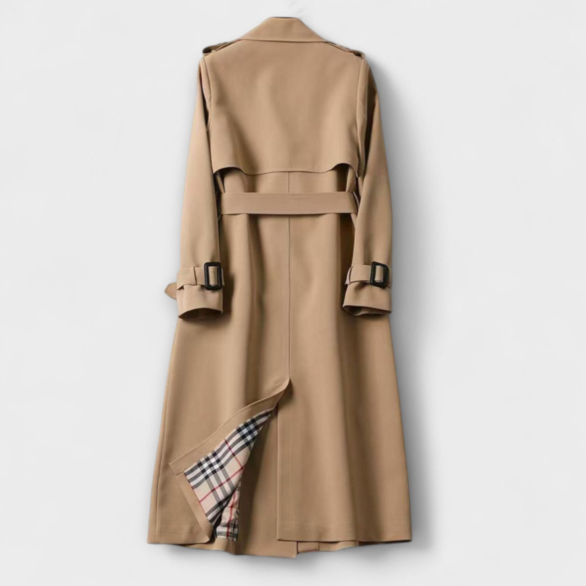 Else - Beige klassisk dame-trenchcoat