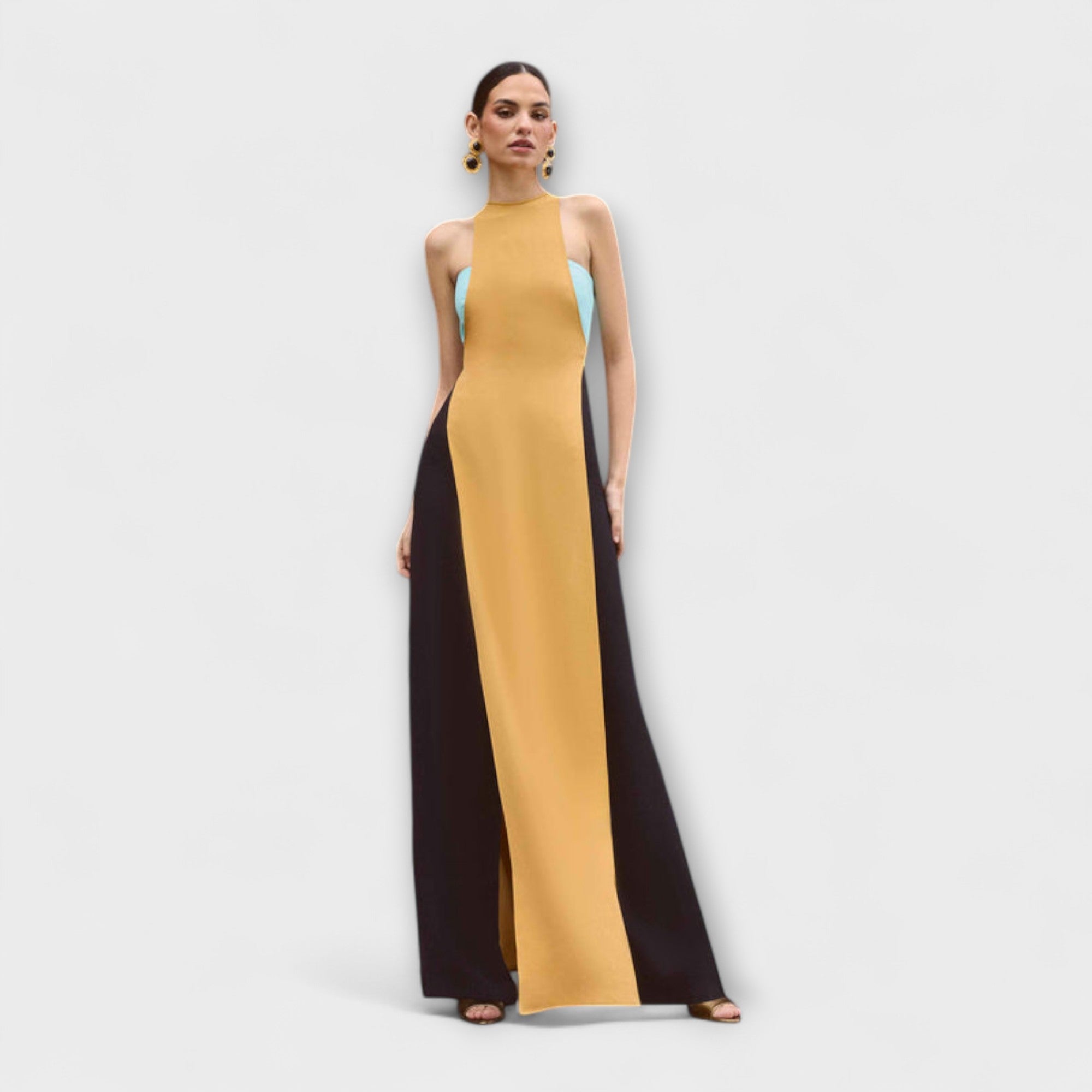 Solvor - Gul-svart buksedress