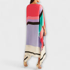 Silje - Løs kaftan med geometrisk mønster