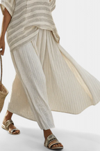 Sigrid - Beige elegant linsett