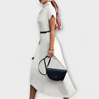 Marte - Hvit asymmetrisk urban kjole
