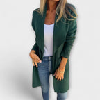 Marit - Grå elegant lang cardigan
