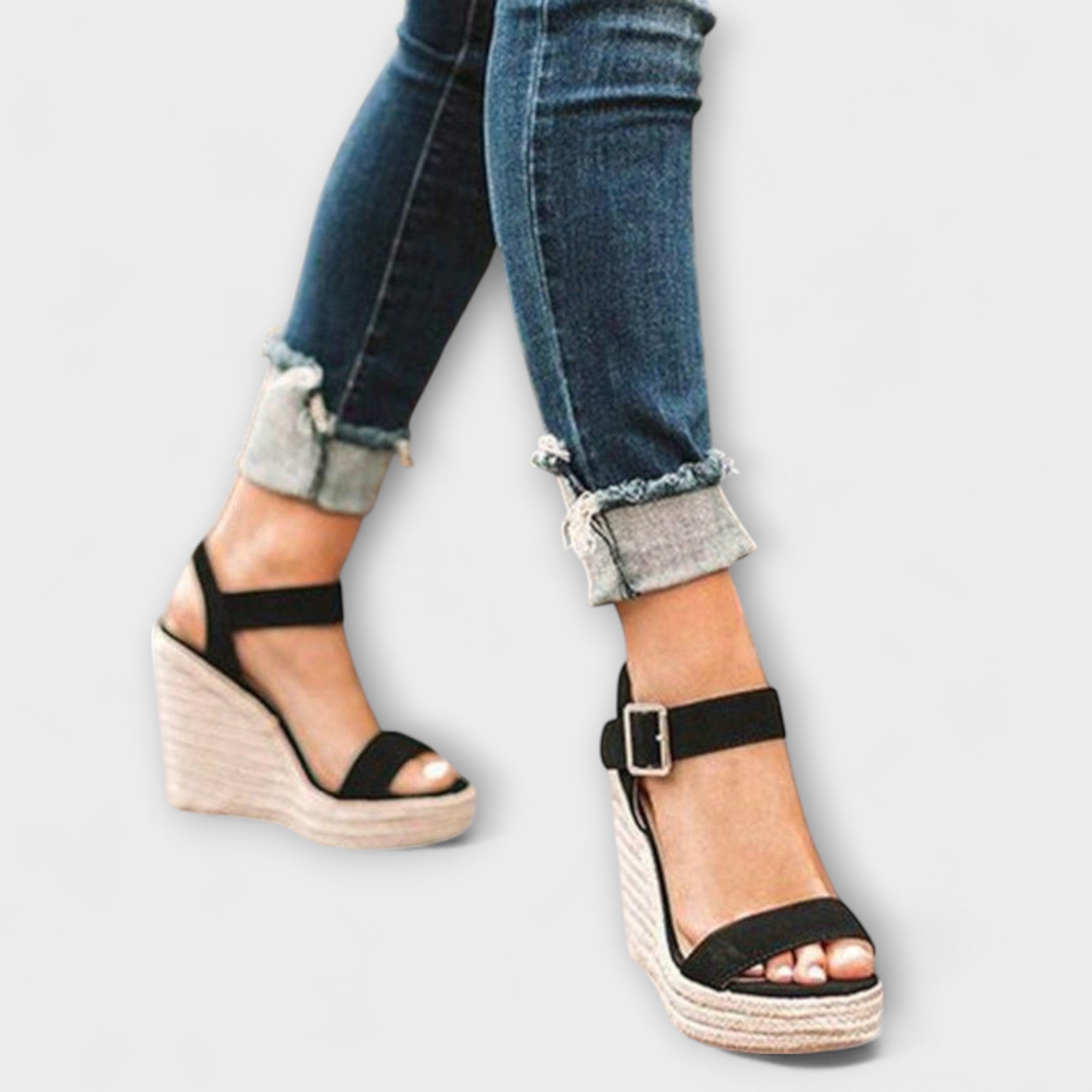 Malin - Kile-sandaler med ankelrem