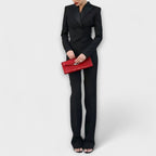 Tone - Svart Blazer-sett med Perledetalj