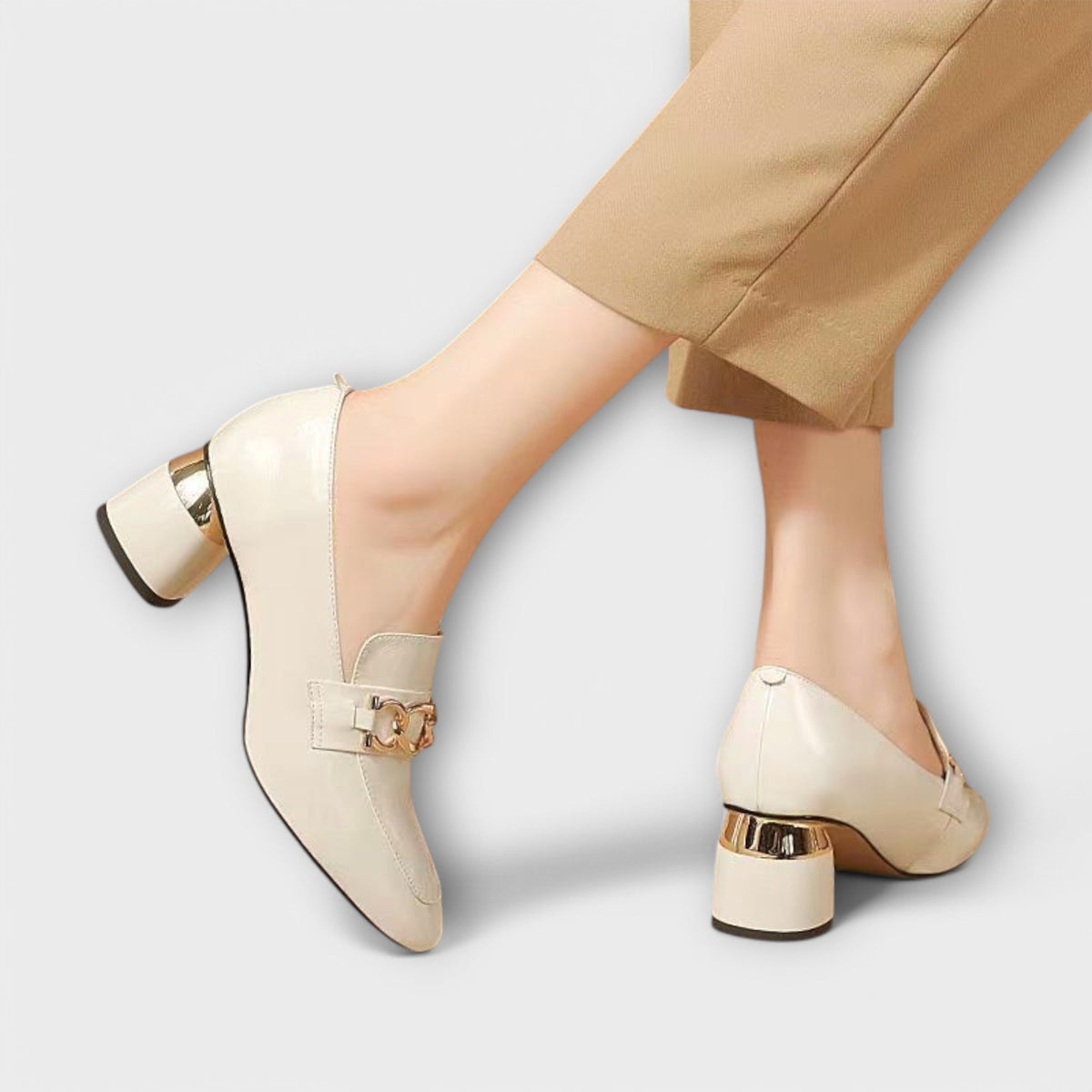 Marianne - Elegante Loafers med spenne
