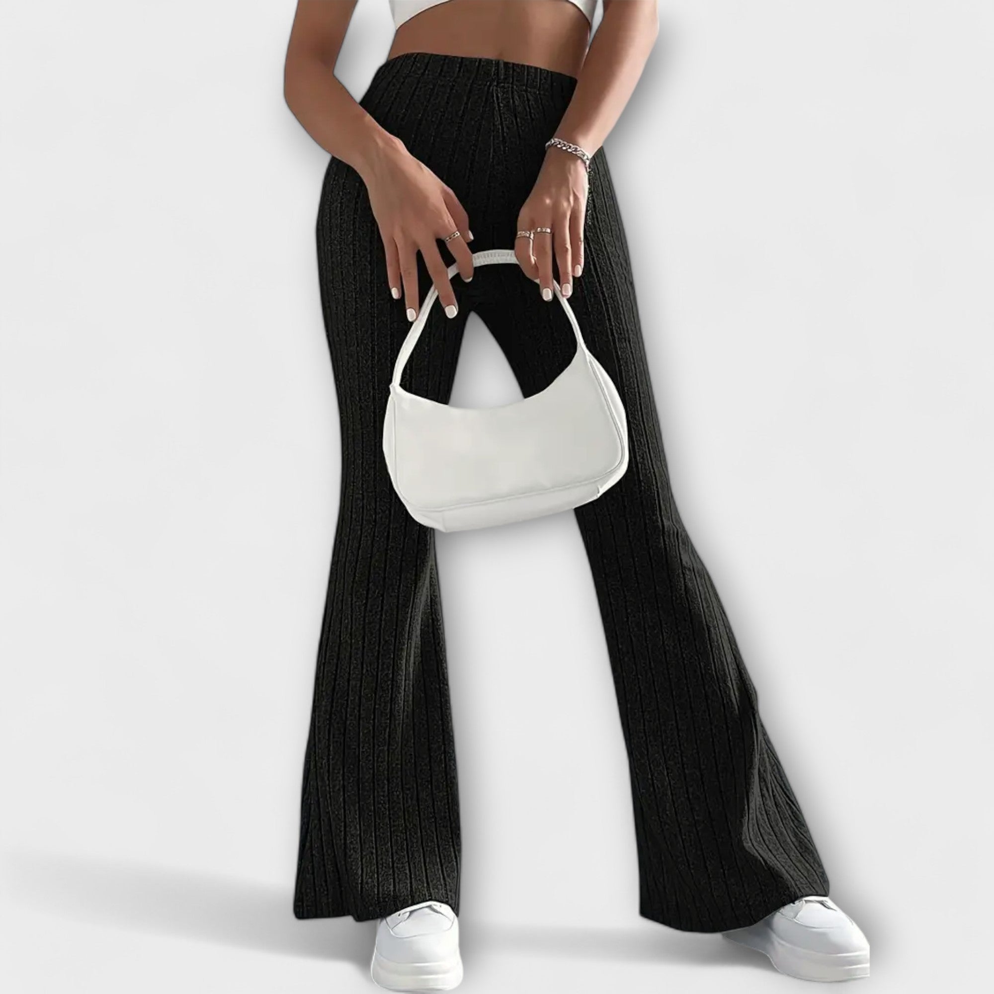 Agnes - Elegante Strikk-bukser