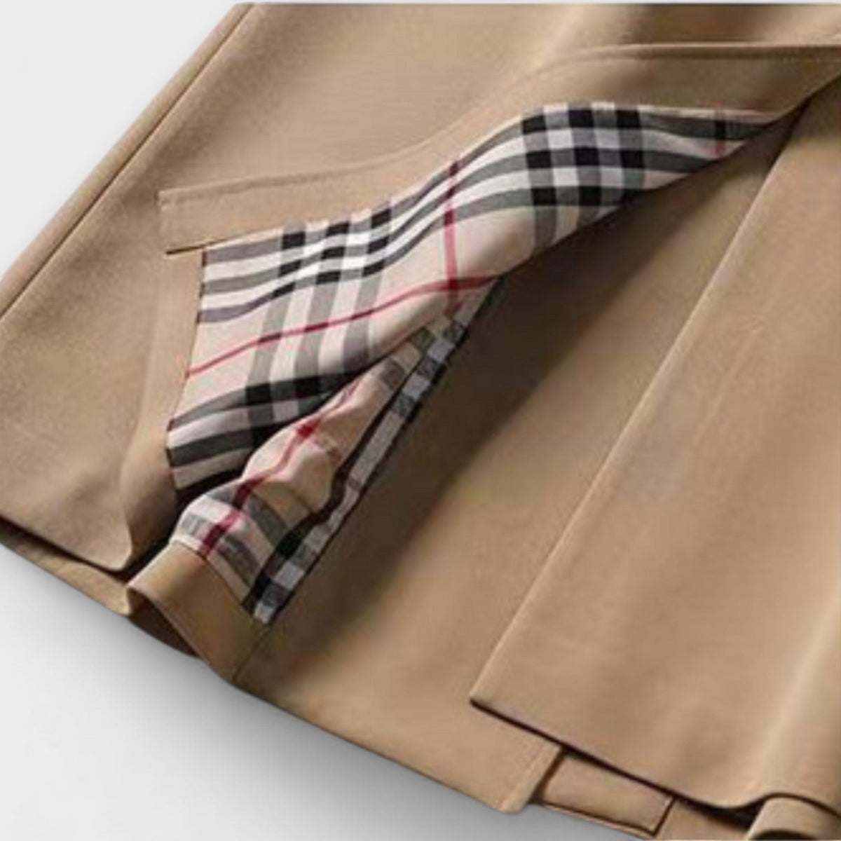 Else - Beige klassisk dame-trenchcoat