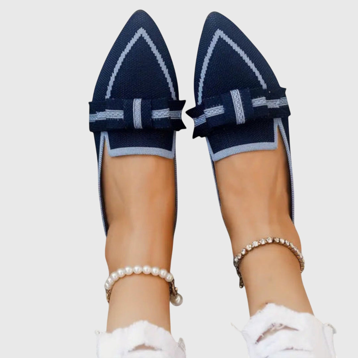 Marit - spisse loafers med strass