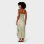 Eli - Kremfarget strapless kjole fra Sea & Salt
