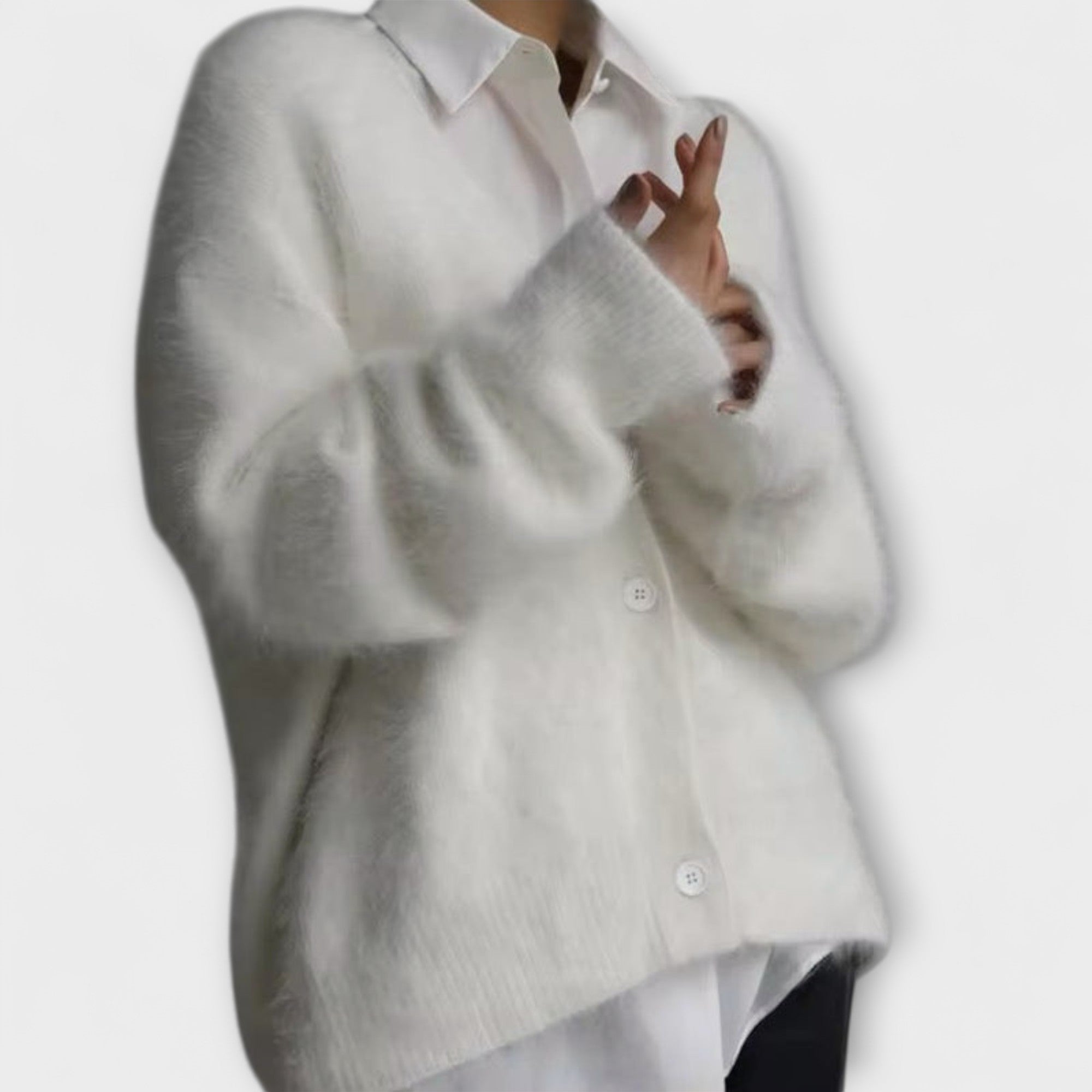 Gerd - Beige kosete jakke