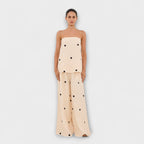 Marianne - Beige Prikkete buksedress