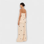 Marianne - Beige Prikkete buksedress