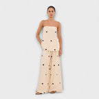 Marianne - Beige Prikkete buksedress