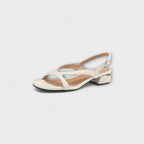 Hege - Elegante Røde Flate Sandaler