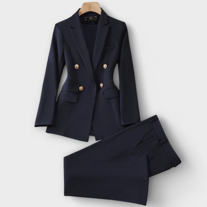 Dagny - Hvit blazer og bukser