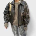 Guro - Nostalgiske jeans med leopardmønster
