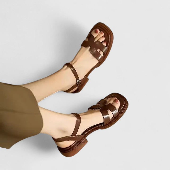 Marianne - Elegante Flate Sandaler