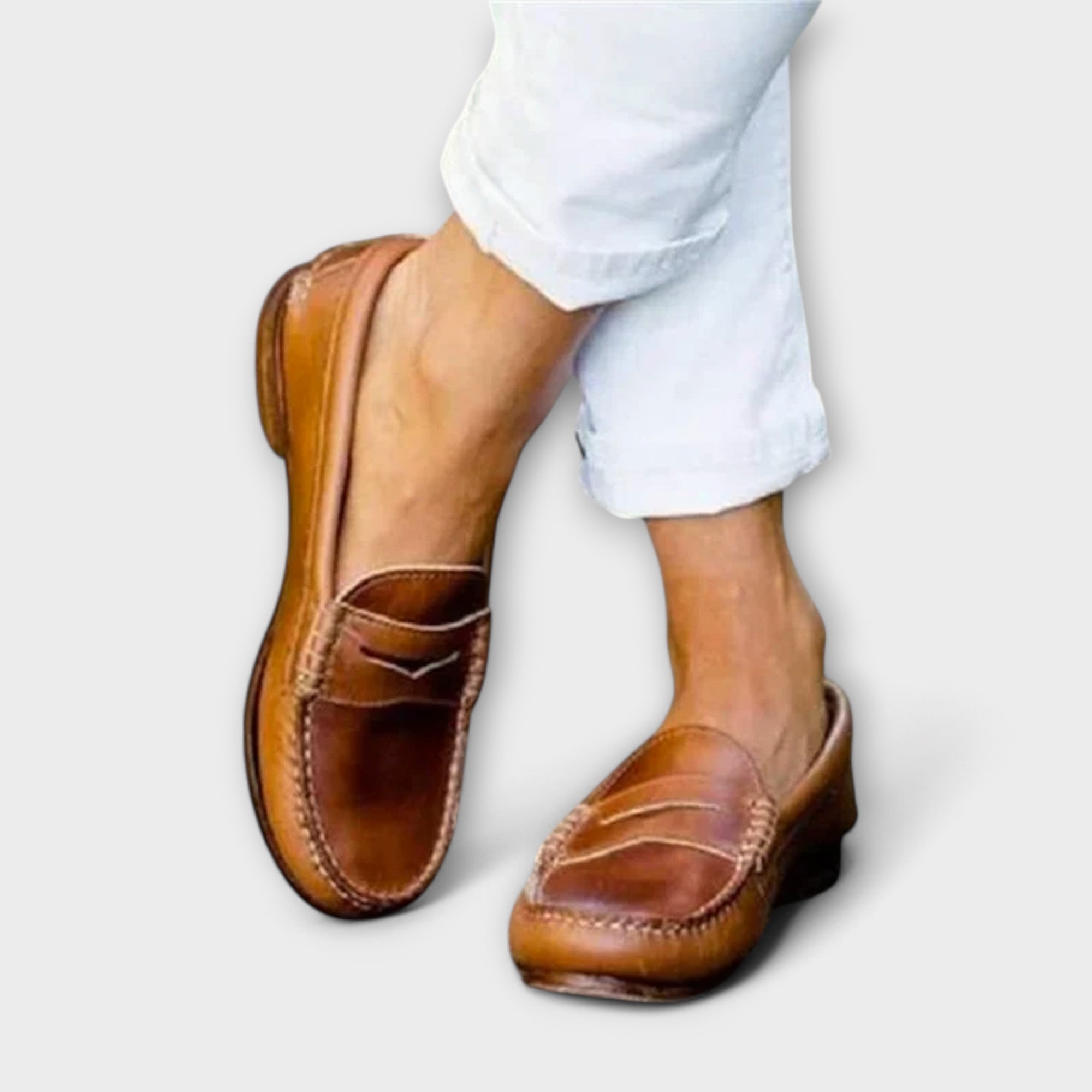 Oda - Klassiske Brune Loafers
