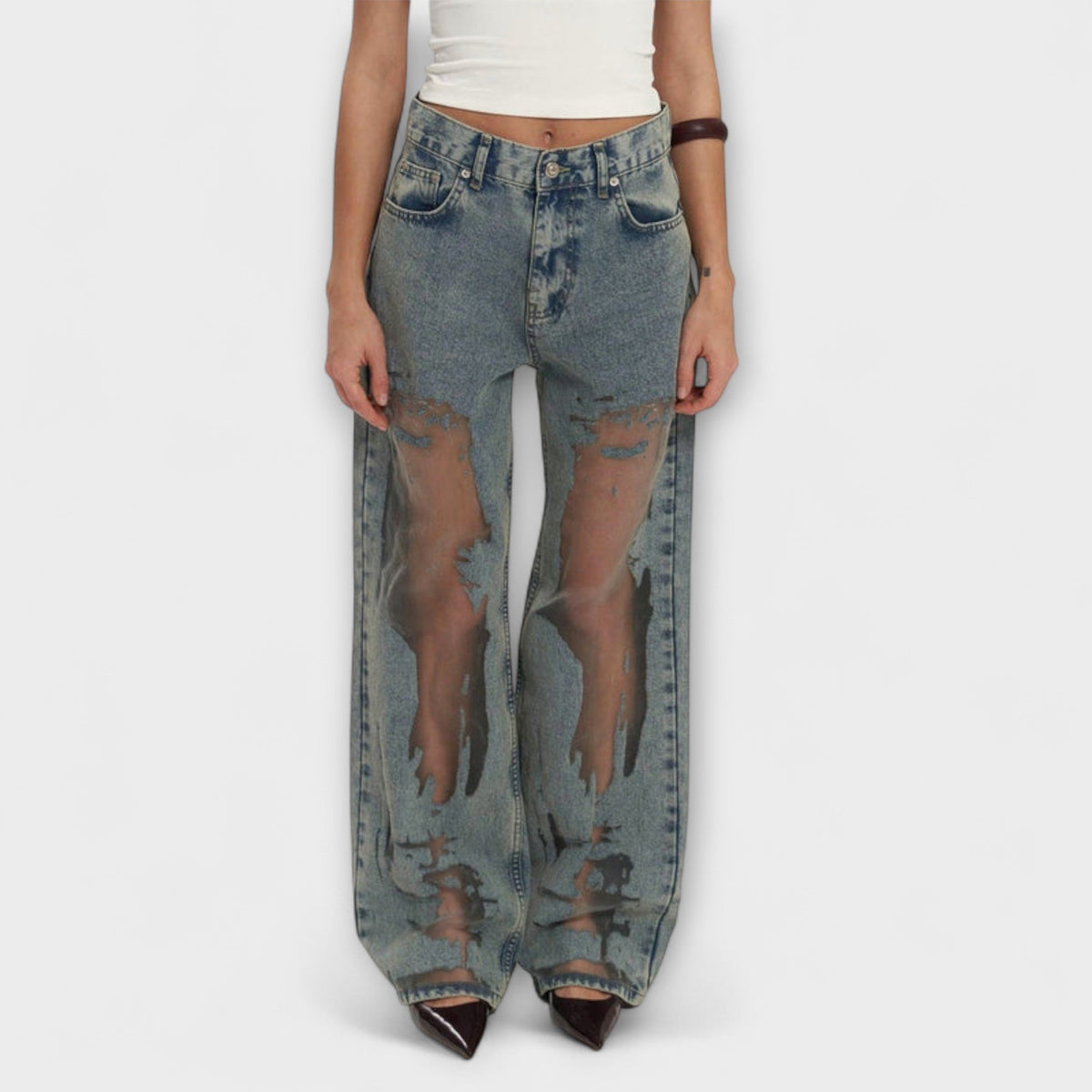 Silje - Klare Blå Jeans