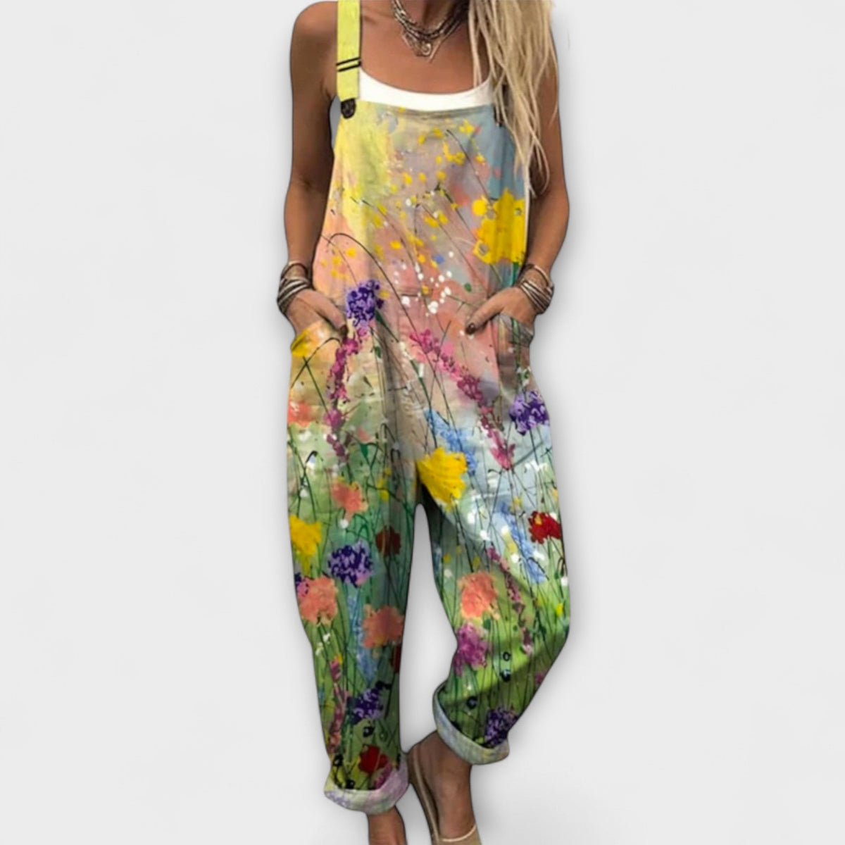 Mathilde - Selebukse med villblomstermotiv